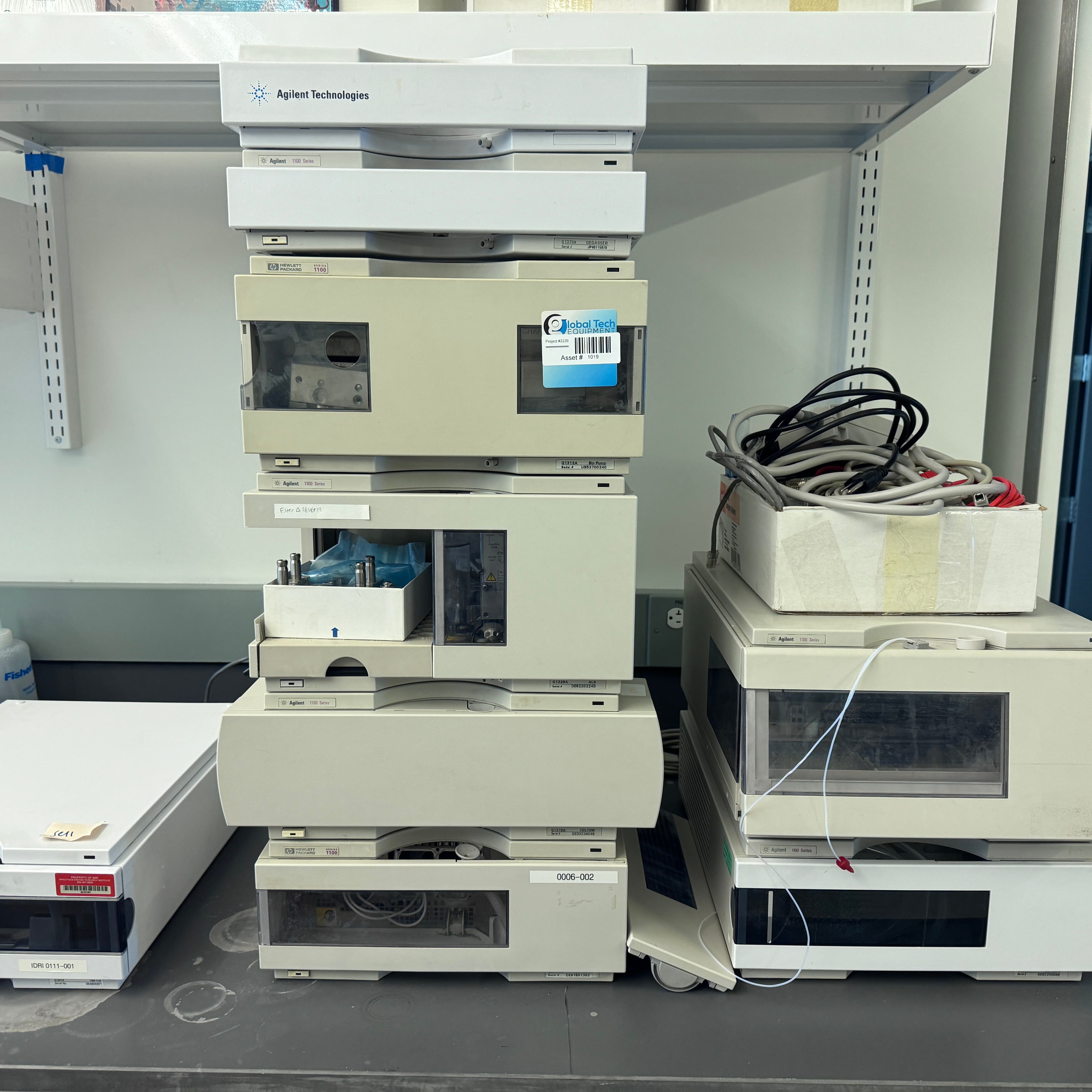 Agilent 1100 HPLC for parts, 1260 FLD module for parts
