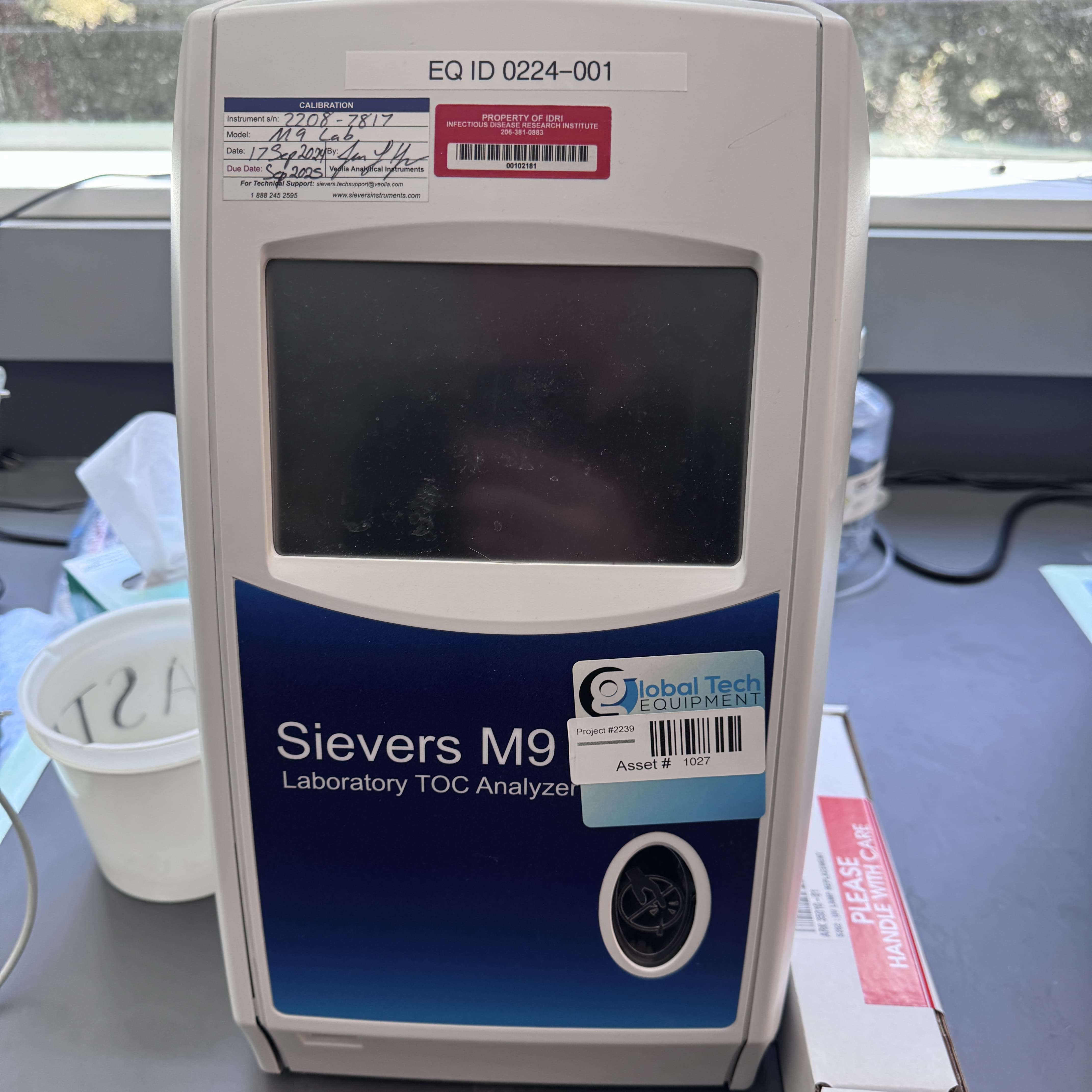 Sievers M9 TOC analyzer