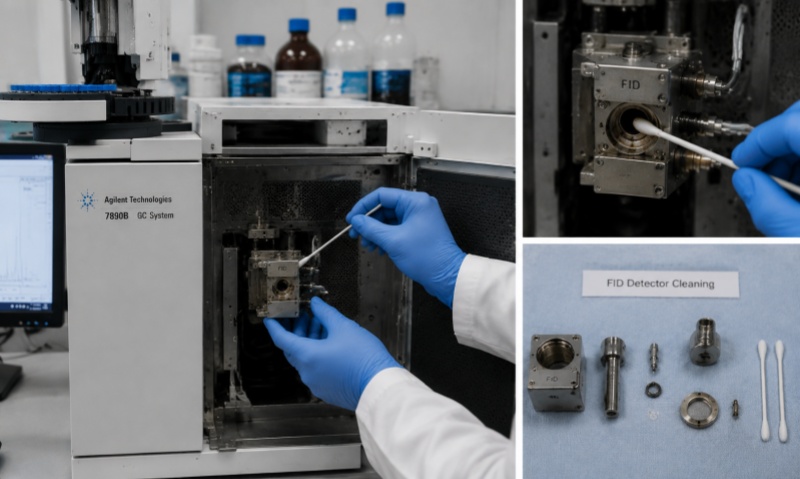 Different Cleaning Methods for GC Flame Ionization Detectors (FID)