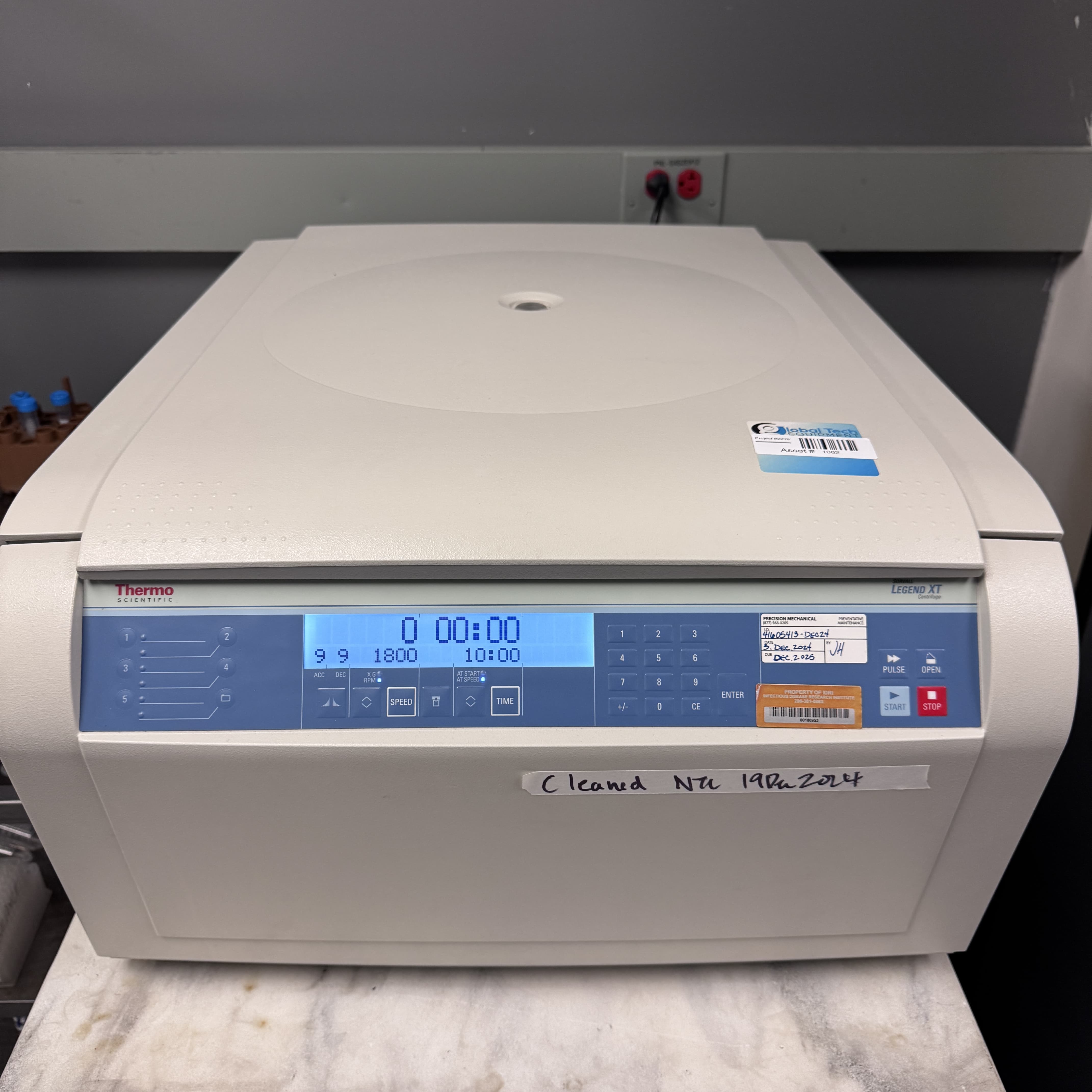 Thermo Legend XT Centrifuge TX-1000 Rotor, 4x Buckets, 4x lids
