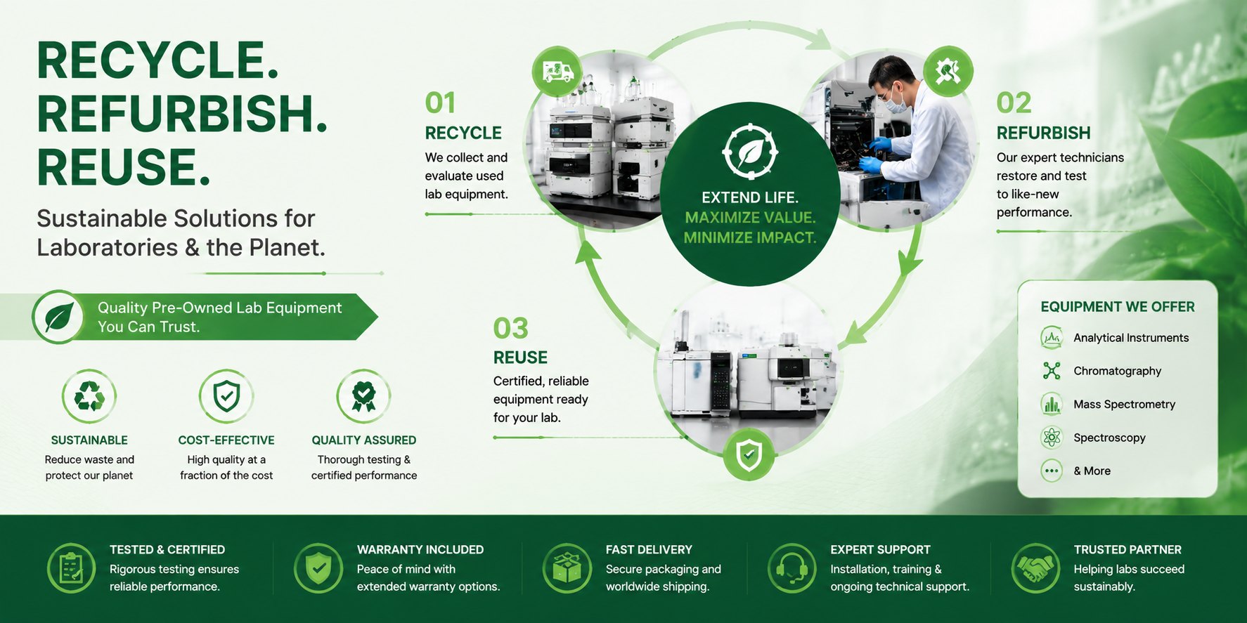 Lab Revive Services Advances Sustainable Laboratory Equipment Recycling and Refurbishment